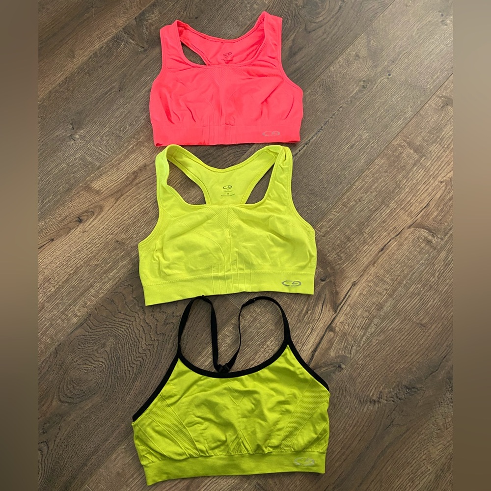 Neon sports bras